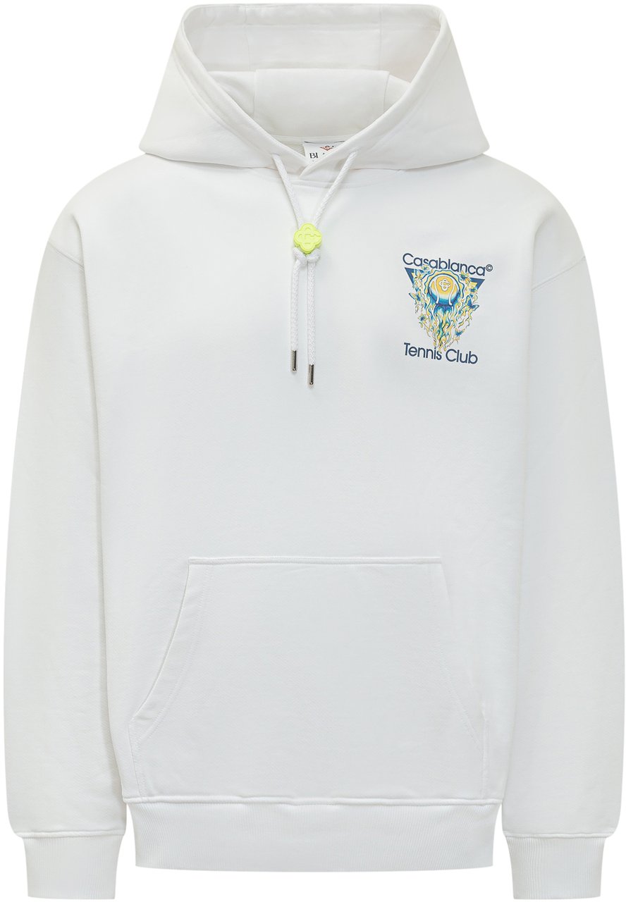 Casablanca Tennis Sweatshirt Wit