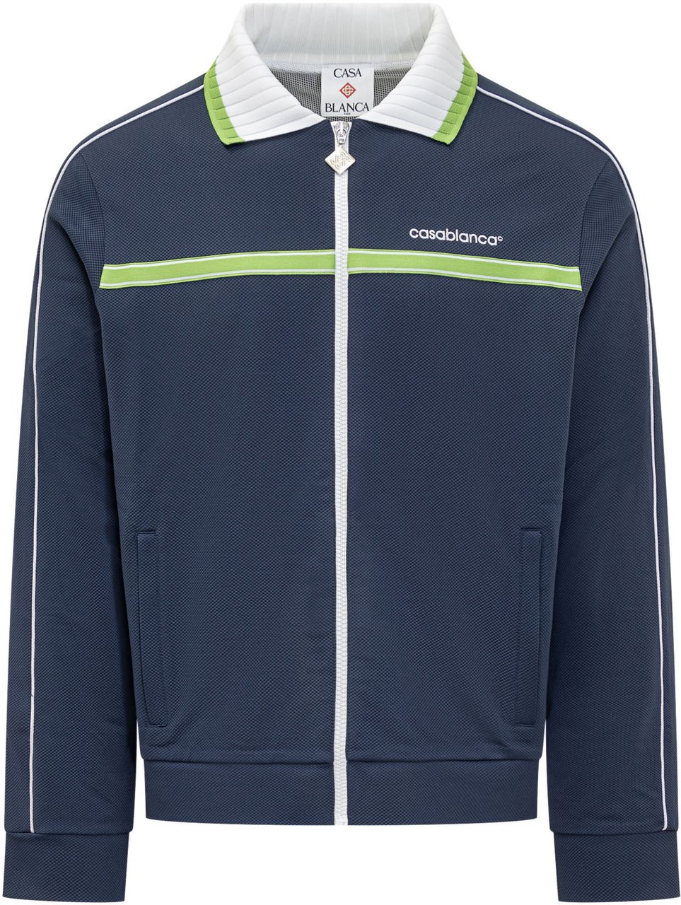 Casablanca Round Track Jacket Navy