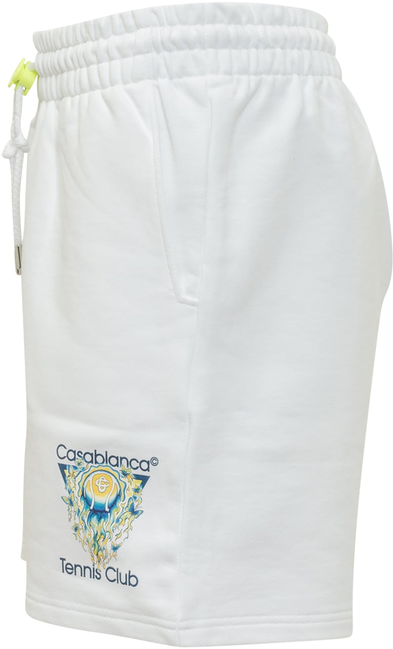Casablanca Shorts Tennis In Felpa Wit