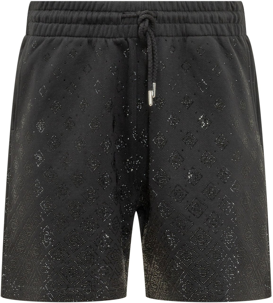 Casablanca Shorts In Felpa Con Cristalli Zwart