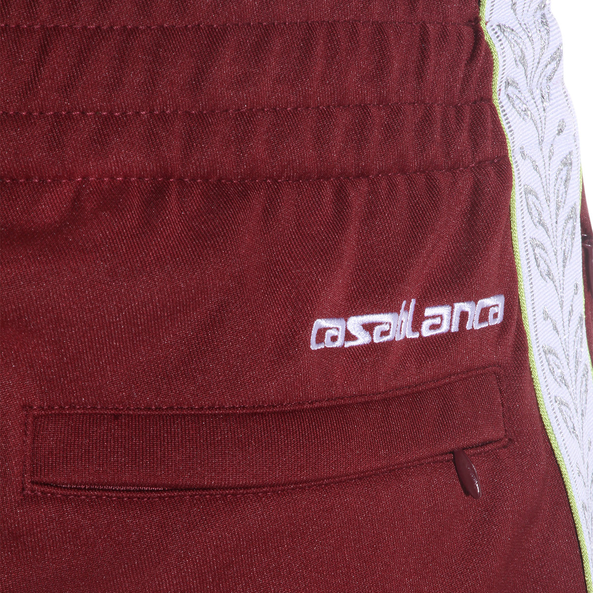 Casablanca Bordeaux Straight-Leg Trousers Maroon