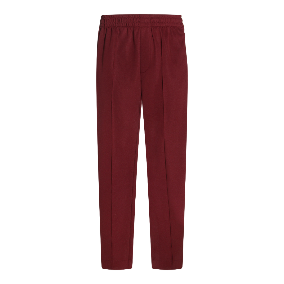 Casablanca Bordeaux Straight-Leg Trousers Maroon