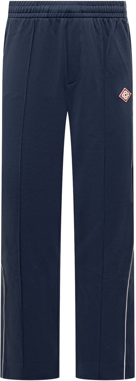 Casablanca Pantaloni Piqué Sportivi Navy