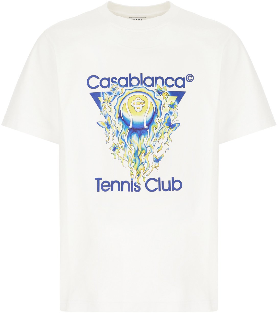 Casablanca Casablanca White cotton t-shirt Wit