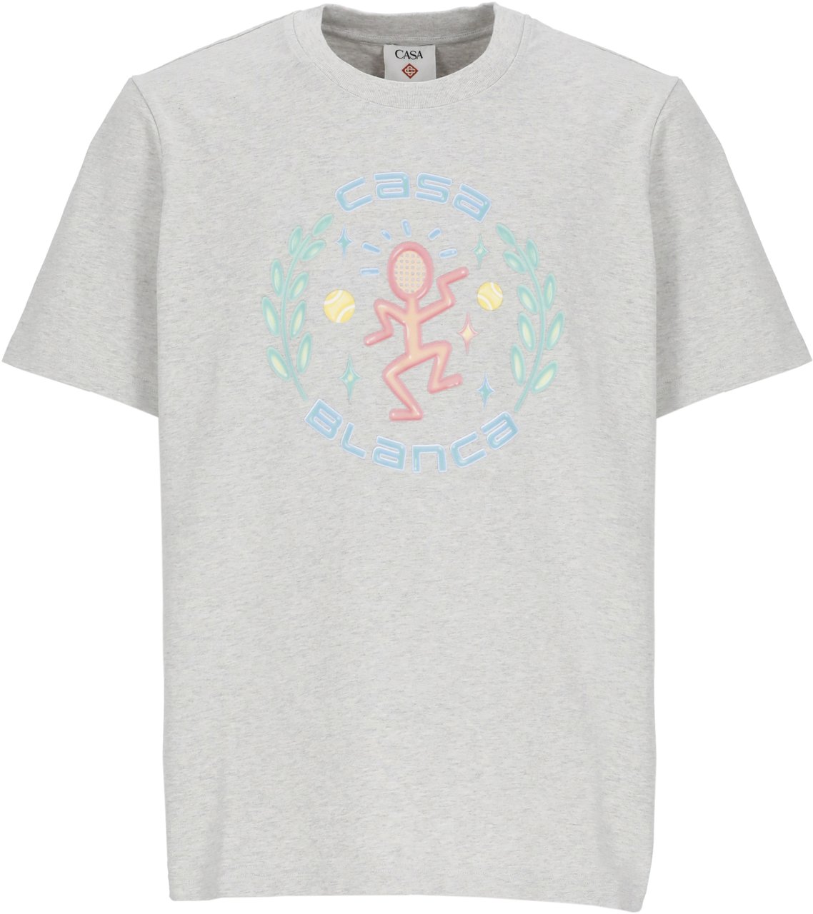 Casablanca T-Shirts And Polos Grey Grijs