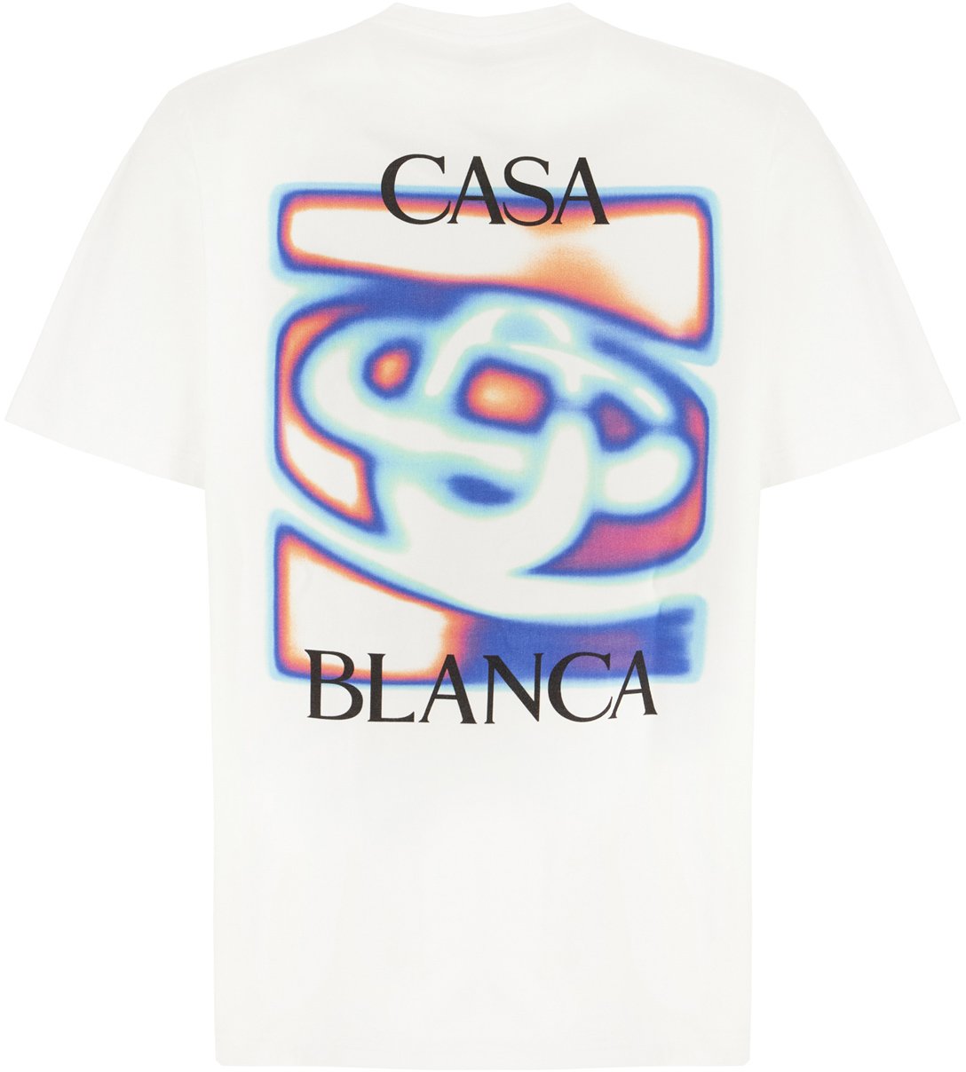 Casablanca Casablanca White cotton t-shirt Wit