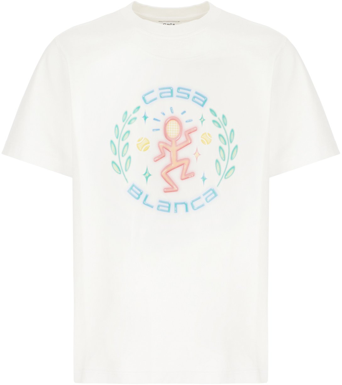 Casablanca Casablanca White cotton t-shirt Wit