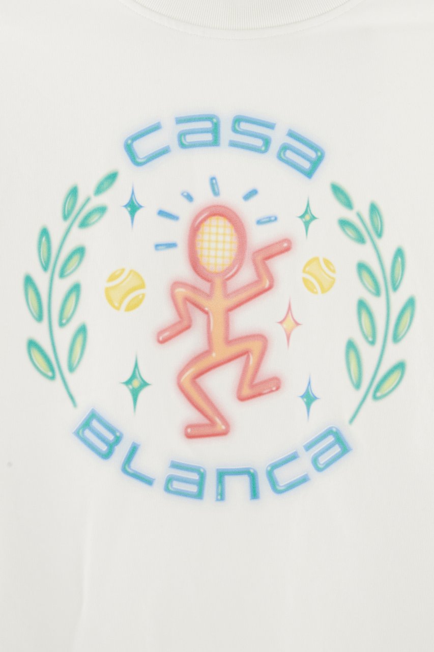 Casablanca Casablanca White cotton t-shirt Wit