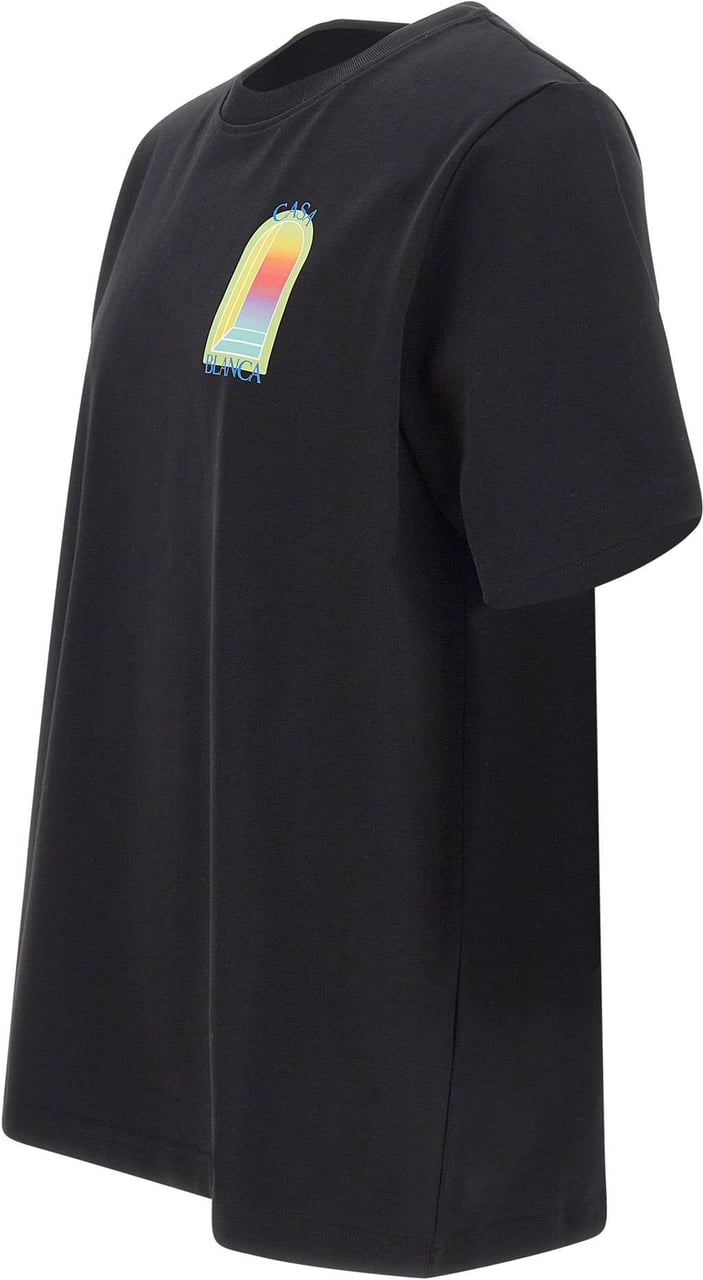 Casablanca T-Shirts And Polos Black Zwart