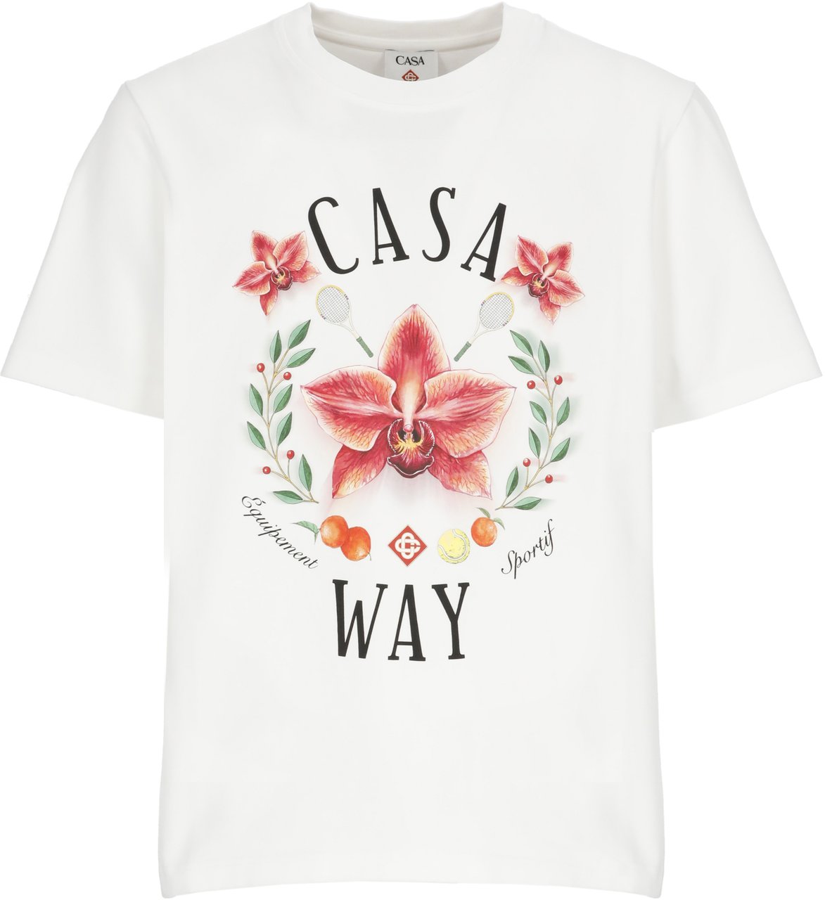 Casablanca T-Shirts And Polos Bianco Wit