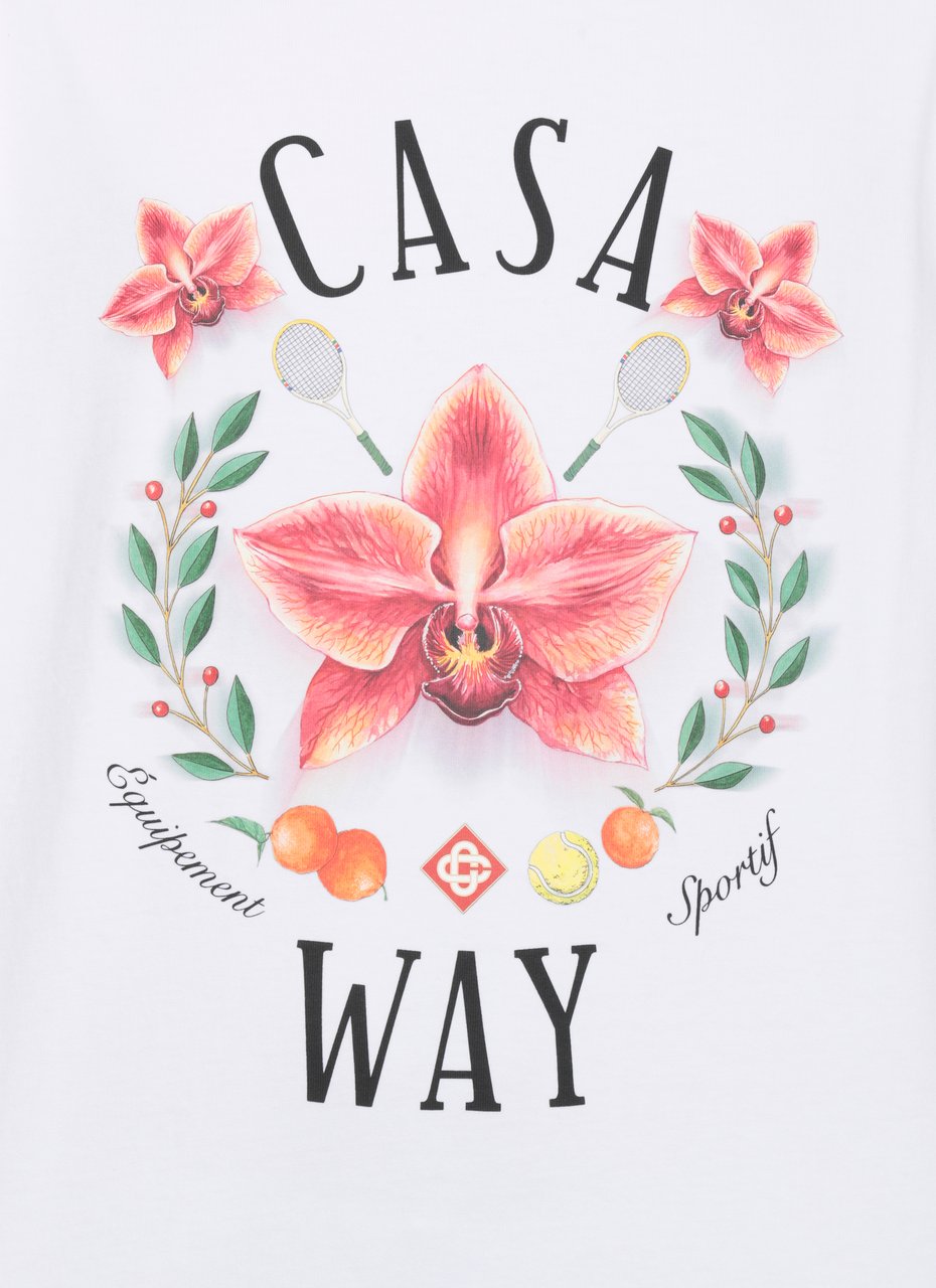 Casablanca T-Shirts And Polos Bianco Wit