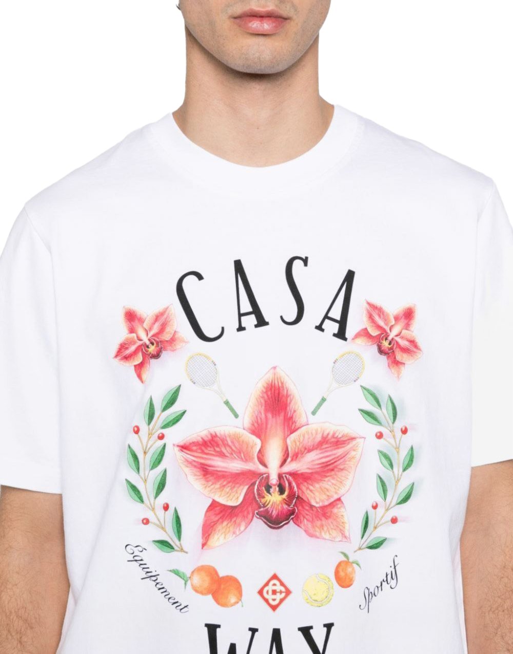 Casablanca T-Shirts And Polos White Wit