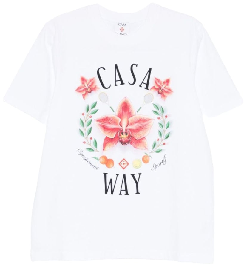 Casablanca T-Shirts And Polos White Wit