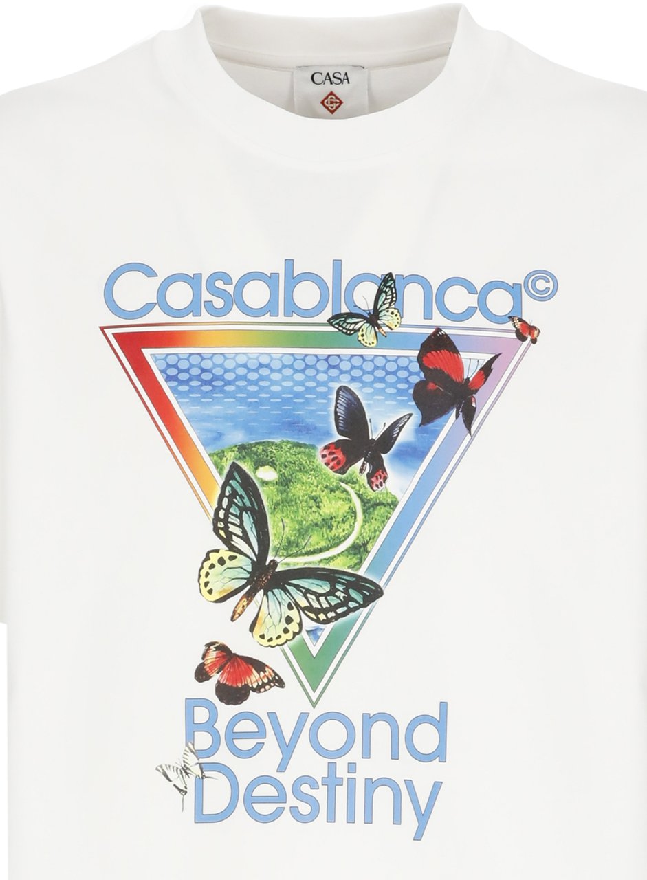 Casablanca T-Shirts And Polos White Wit