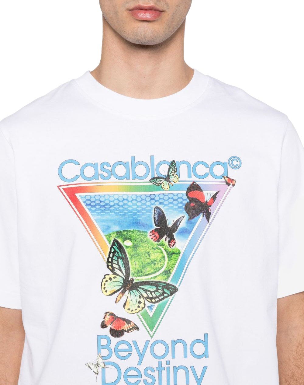 Casablanca T-Shirts And Polos White Wit