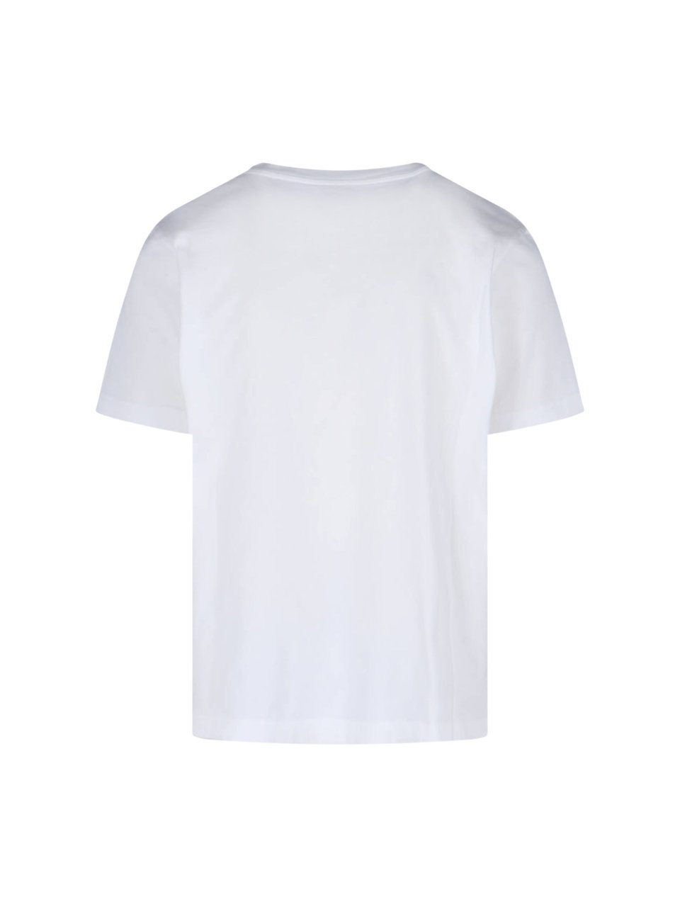 Casablanca Organic Cotton T-Shirt With Colorful Volcano Print Wit