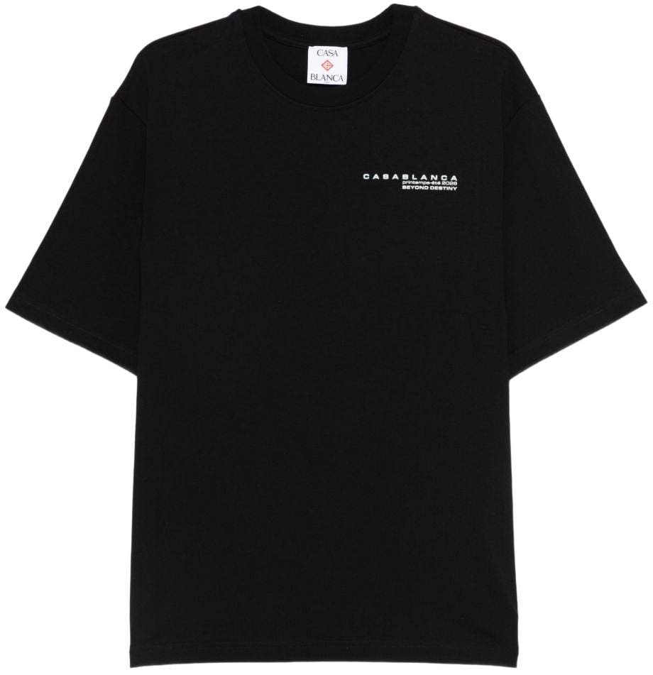 Casablanca T-Shirts And Polos Black Zwart