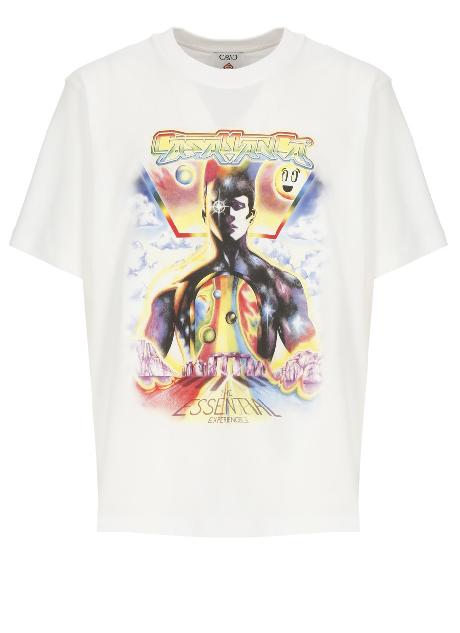 Casablanca T-Shirts And Polos White Wit