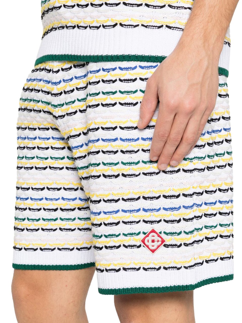 Casablanca Shorts White Wit