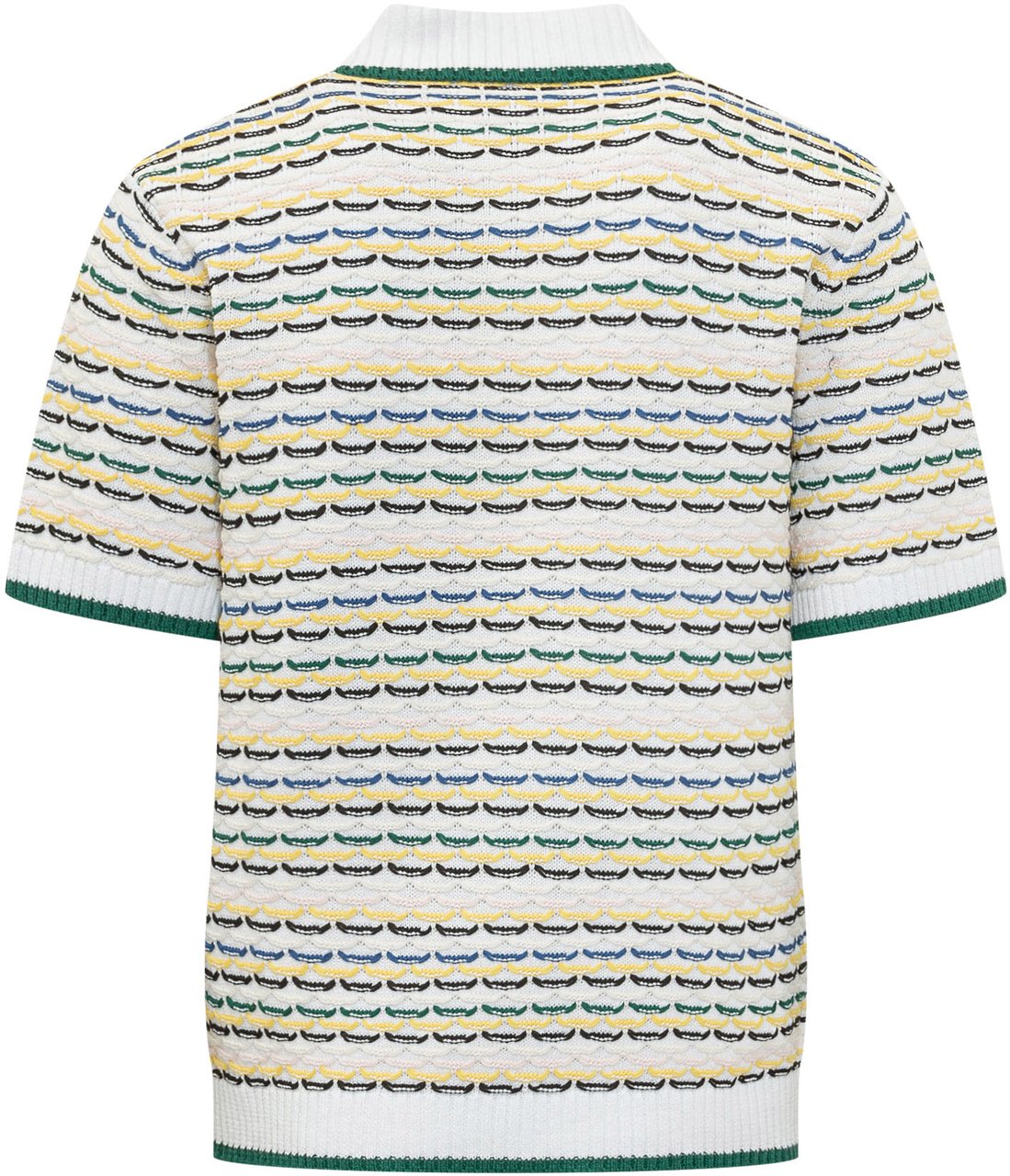 Casablanca Polo In Maglia A Maniche Corte Wit