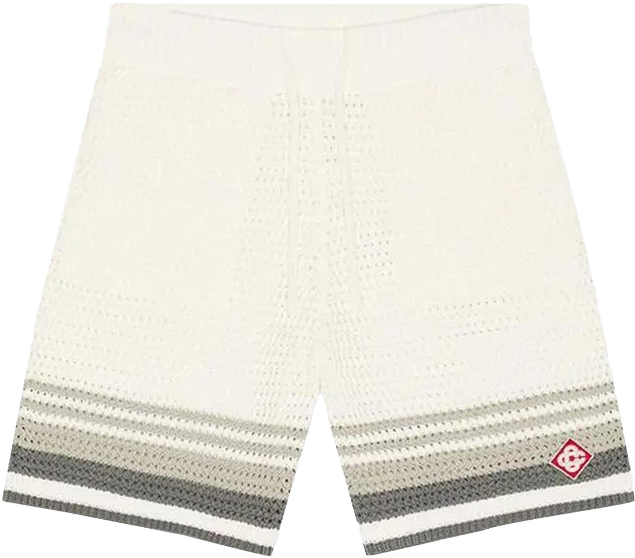 Casablanca Heren Crochet Short Wit