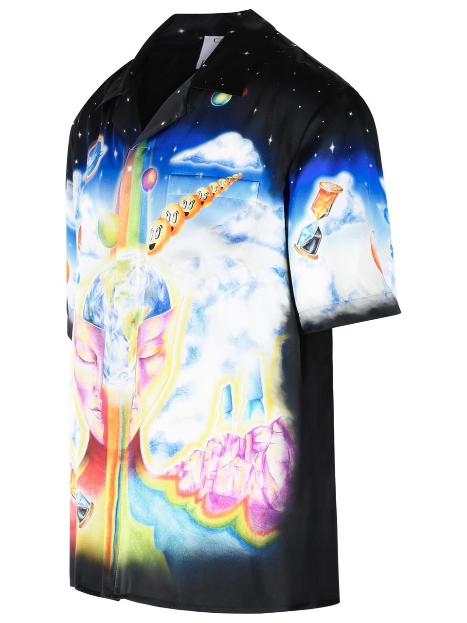 Casablanca 'The Essential Experience' Black Silk Shirt Wit