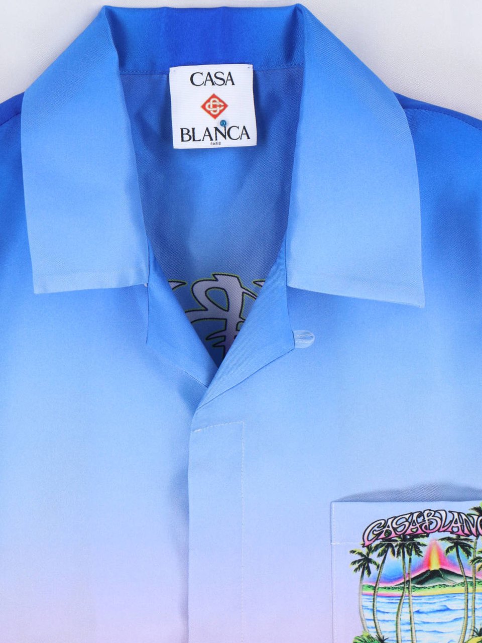 Casablanca "Volcano Print" Shirt Multicolor Divers