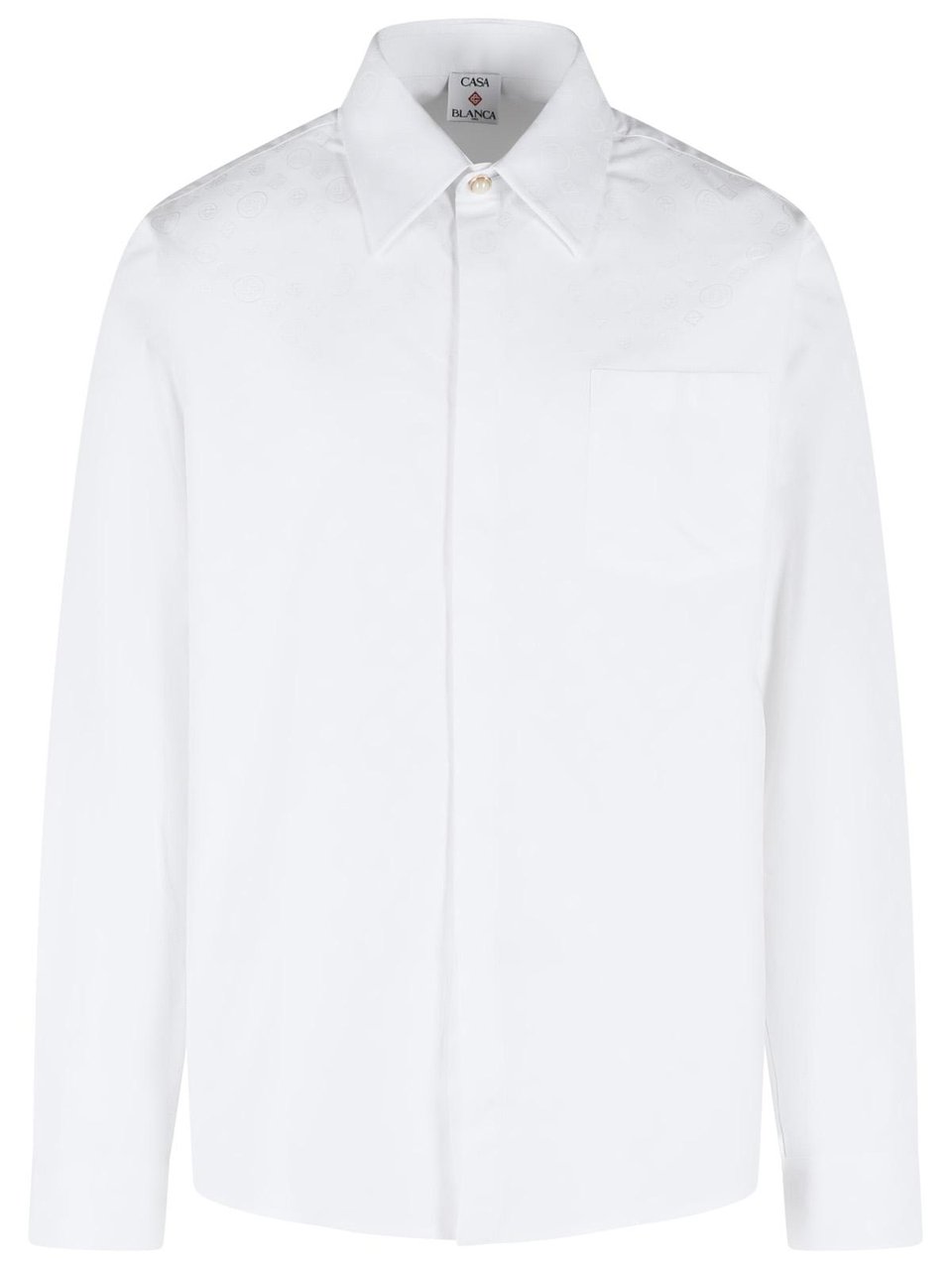 Casablanca White Cotton Shirt Wit