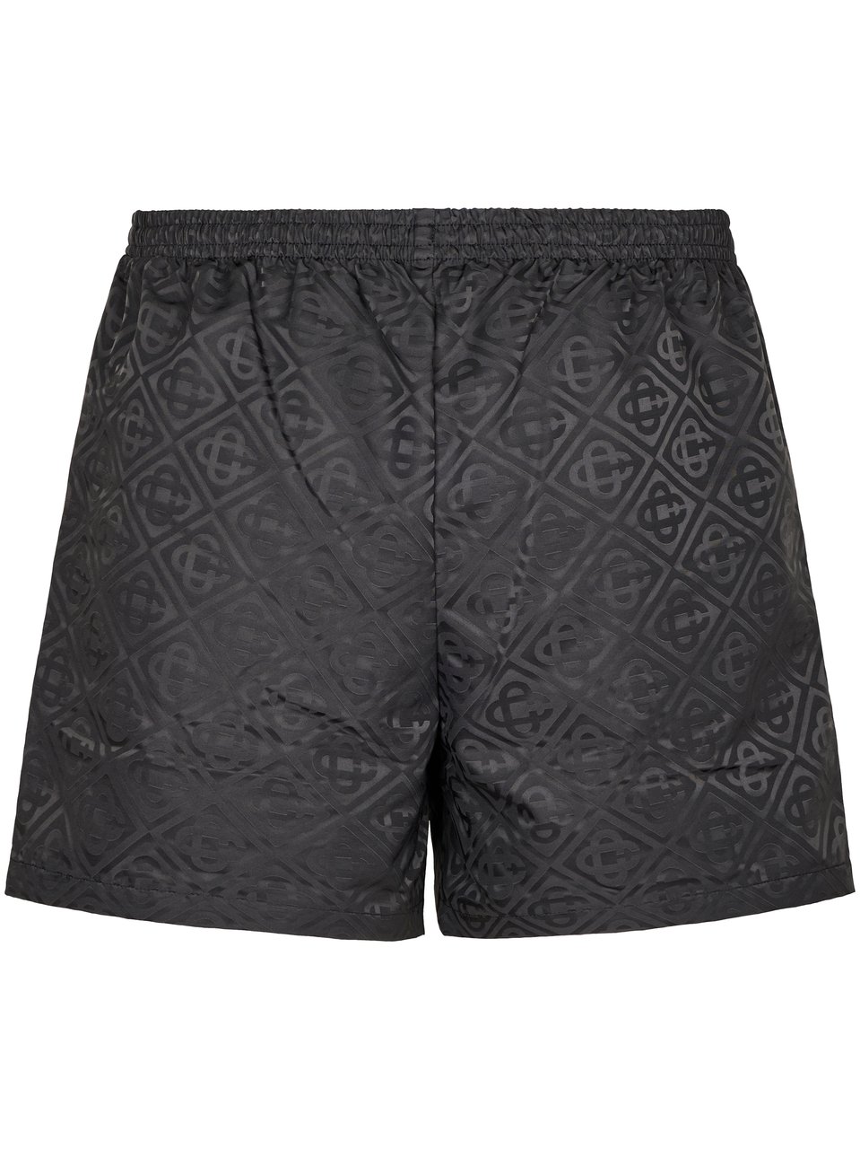 Casablanca Jacquard Swim Shorts with Geometric Pattern Grijs