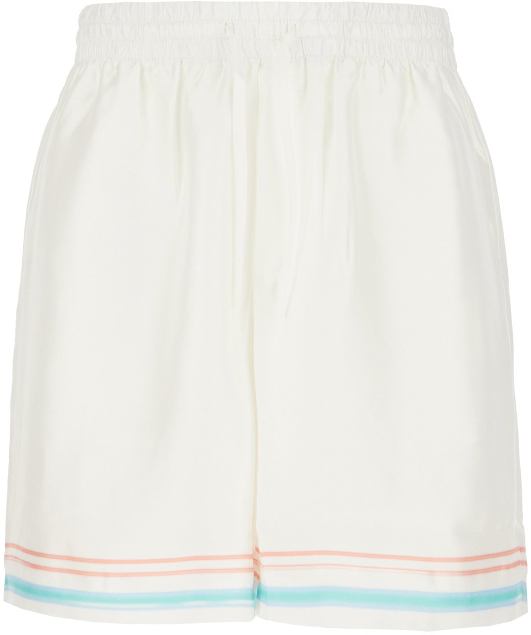 Casablanca Casablanca Multicolor silk bermuda shorts Divers