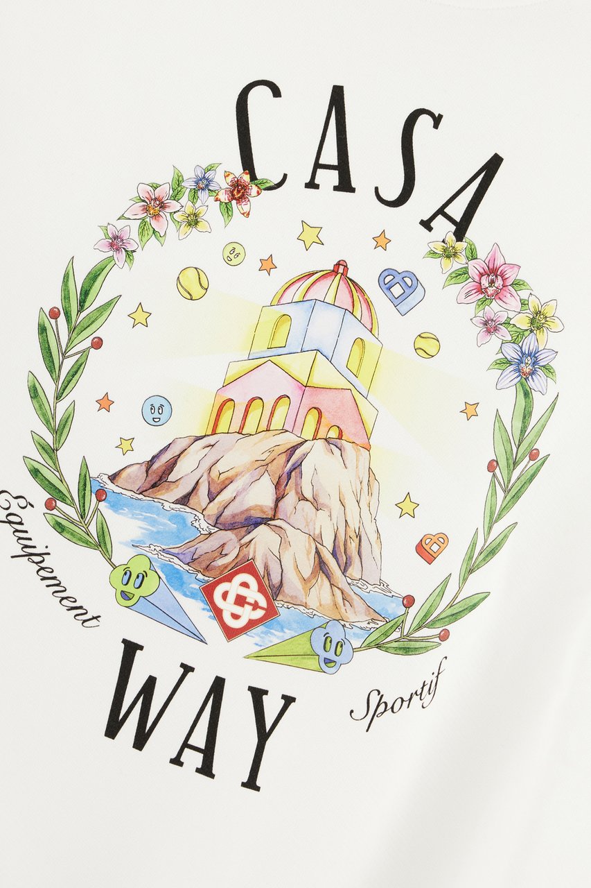 Casablanca Casablanca White cotton sweatshirt Wit