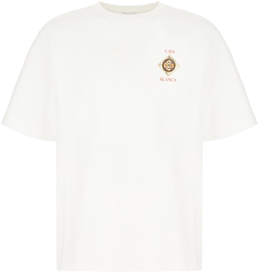 Casablanca Casablanca White cotton t-shirt Wit