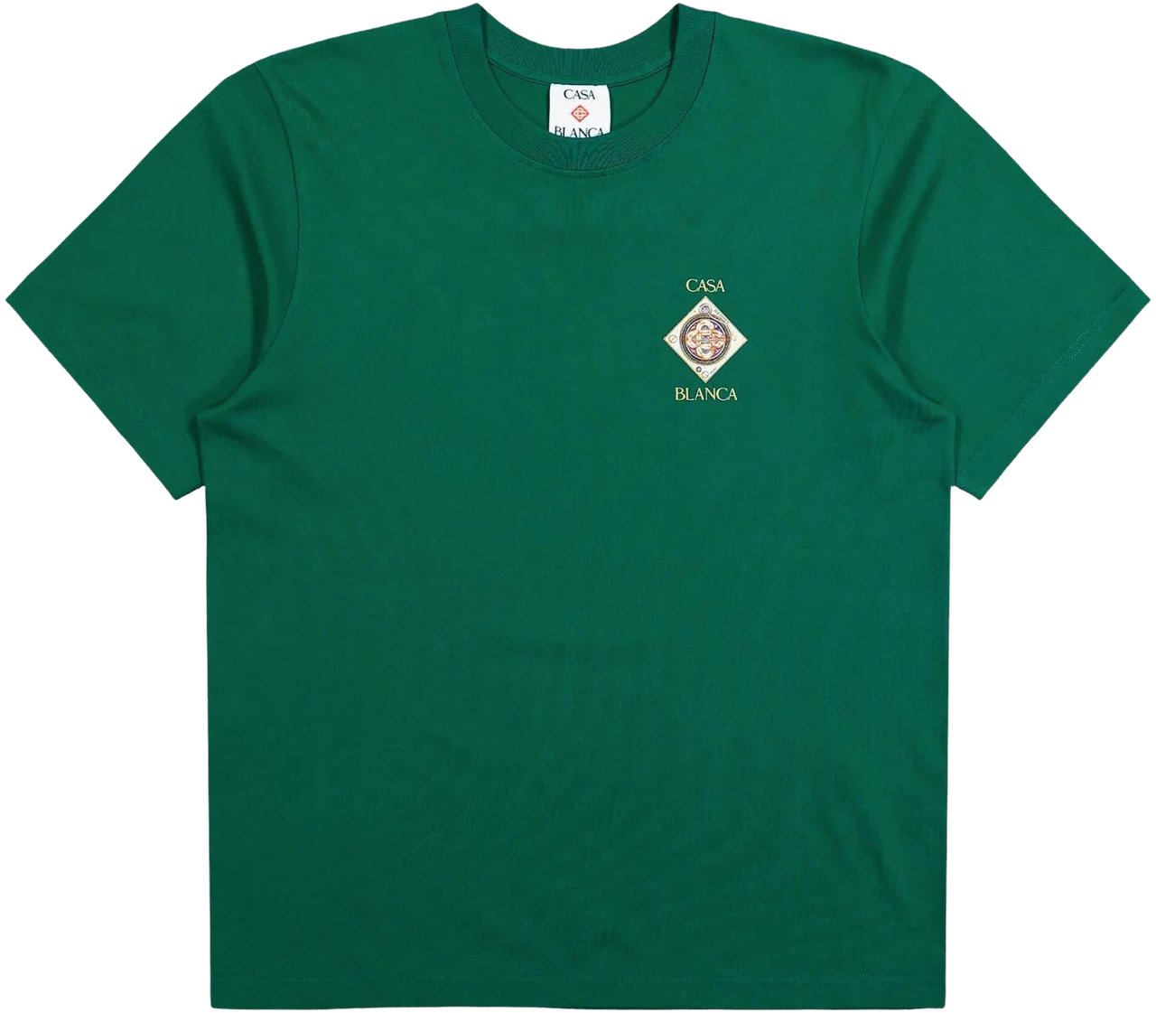 Casablanca Heren Evergreen T-Shirt Groen Groen