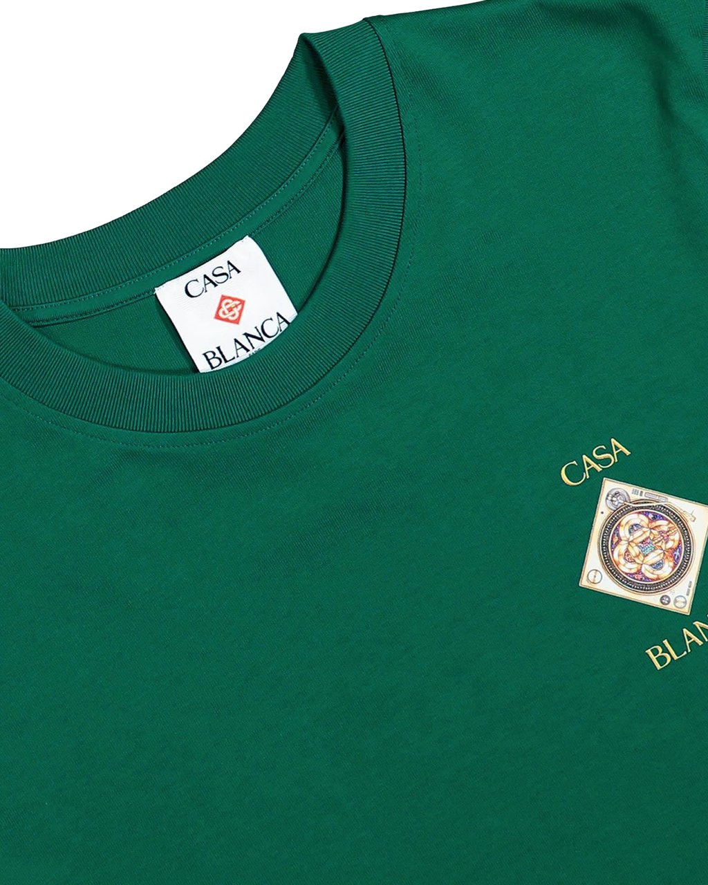 Casablanca Heren Evergreen T-Shirt Groen Groen