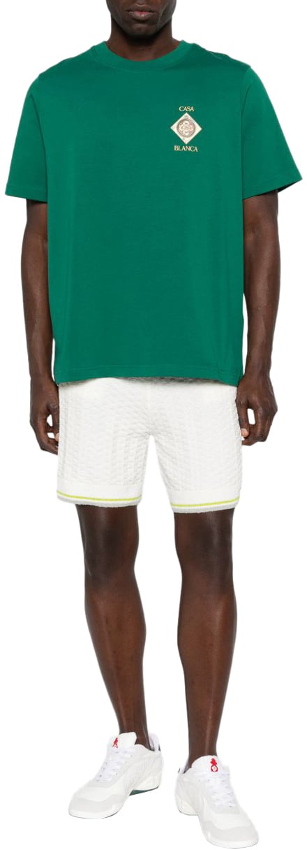 Casablanca T-Shirts And Polos Green Groen