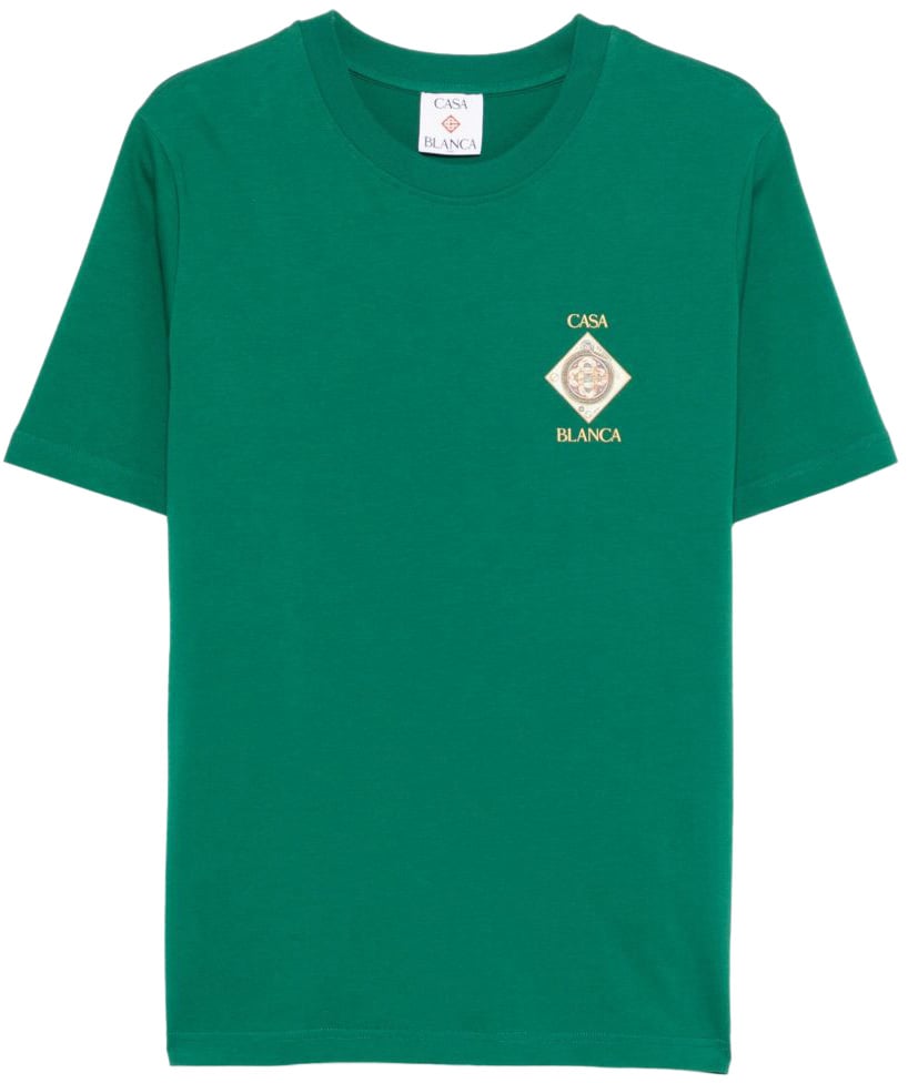 Casablanca T-Shirts And Polos Green Groen