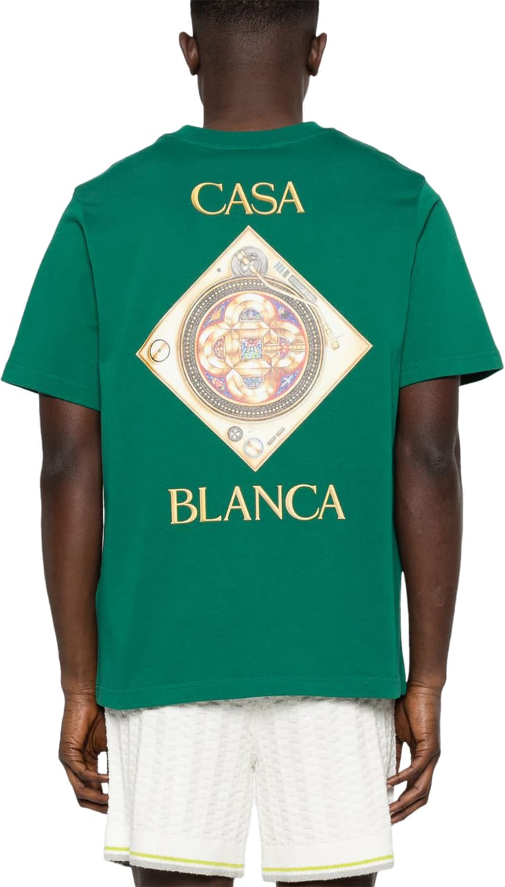 Casablanca T-Shirts And Polos Green Groen