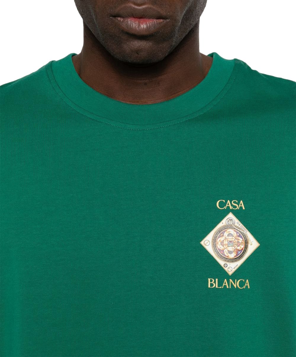 Casablanca T-Shirts And Polos Green Groen