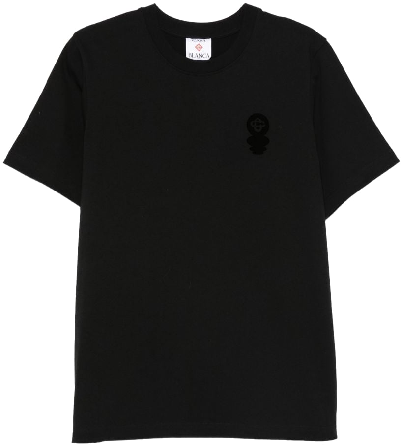 Casablanca T-Shirts And Polos Black Zwart