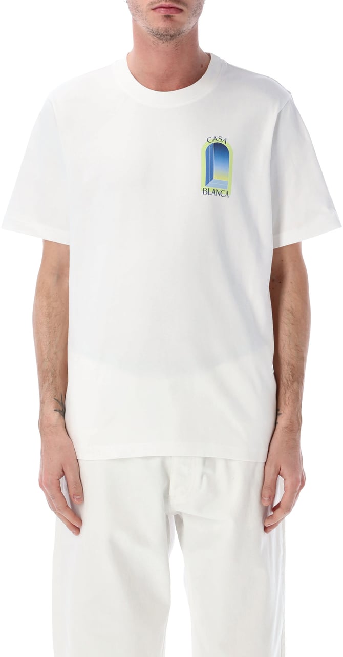 Casablanca Arches Tee Bianco Wit