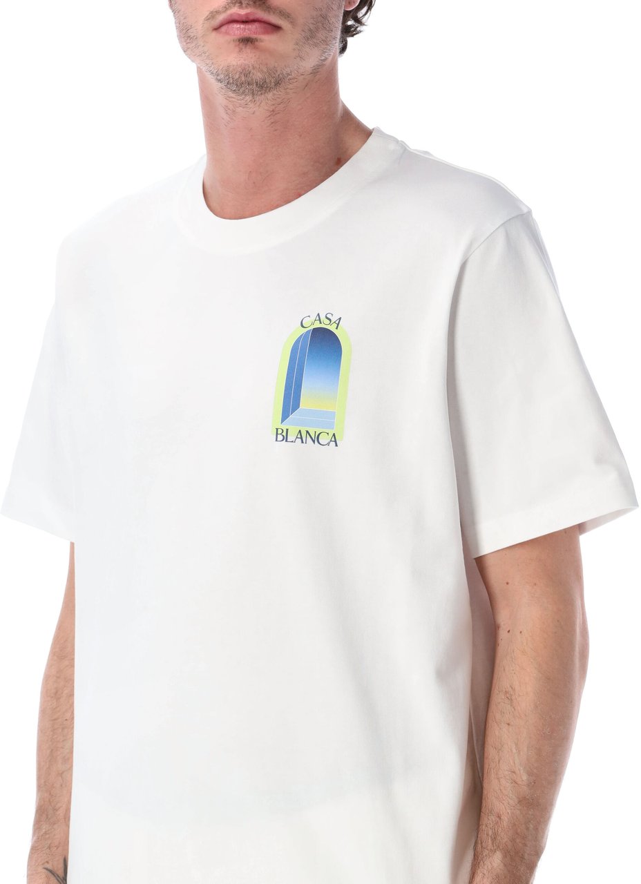 Casablanca Arches Tee Bianco Wit