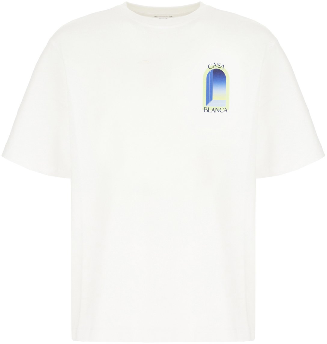 Casablanca White cotton t-shirt Wit