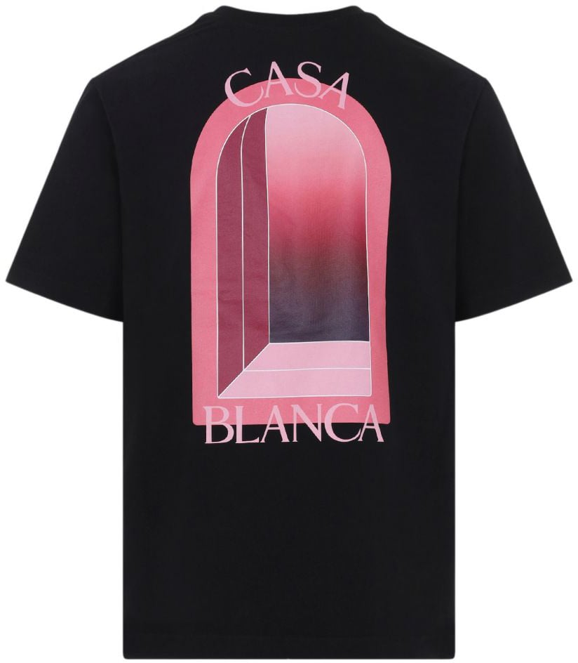 Casablanca T-Shirts And Polos Black Zwart