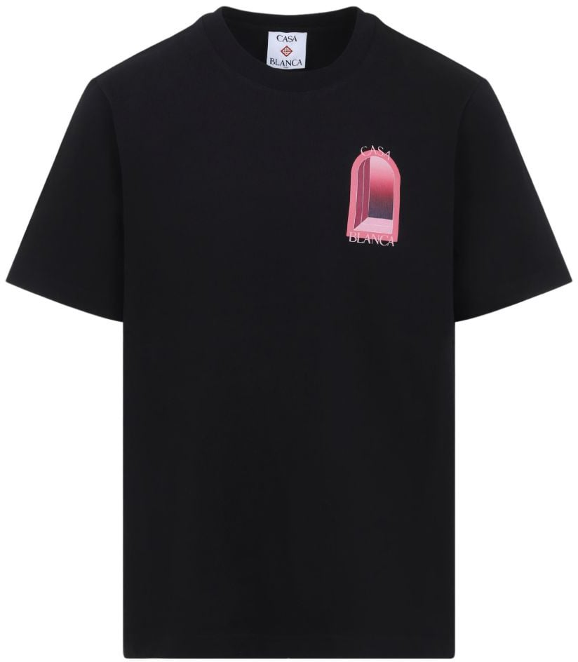 Casablanca T-Shirts And Polos Black Zwart
