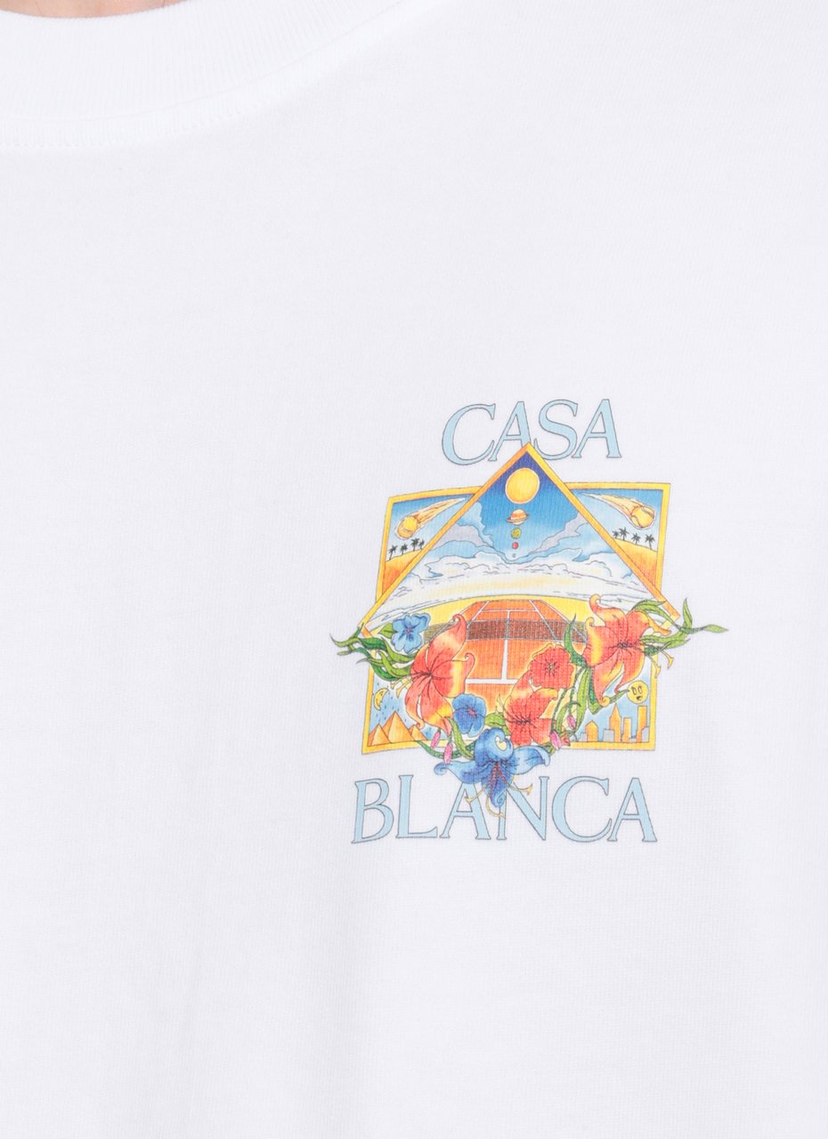 Casablanca T-Shirts And Polos White Wit