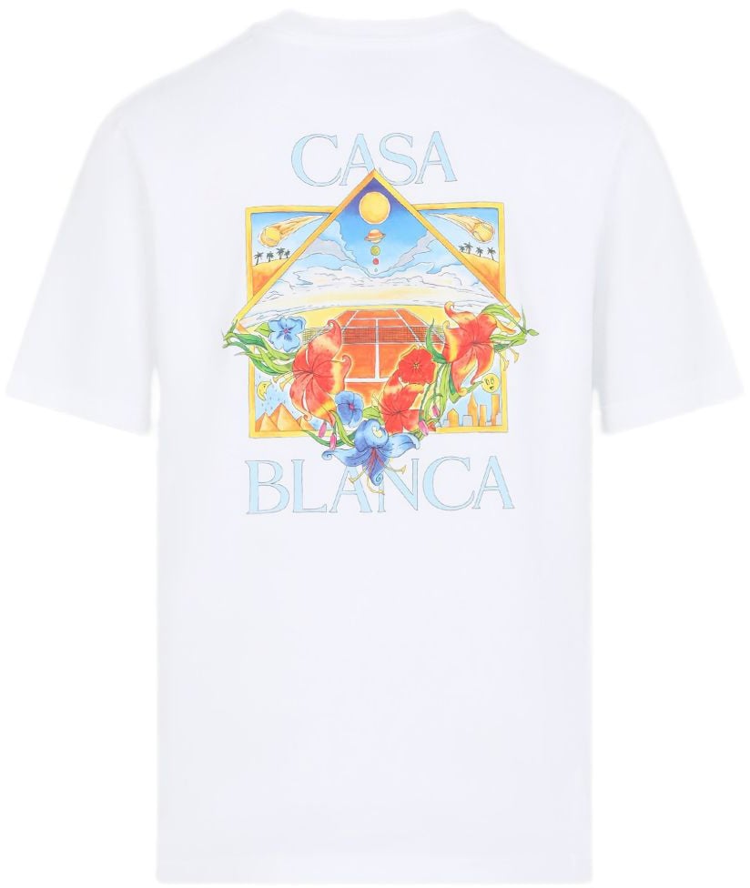 Casablanca Casablanca White cotton t-shirt Wit
