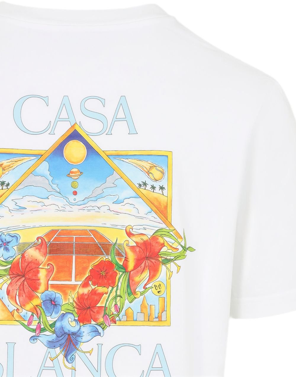 Casablanca Casablanca White cotton t-shirt Wit