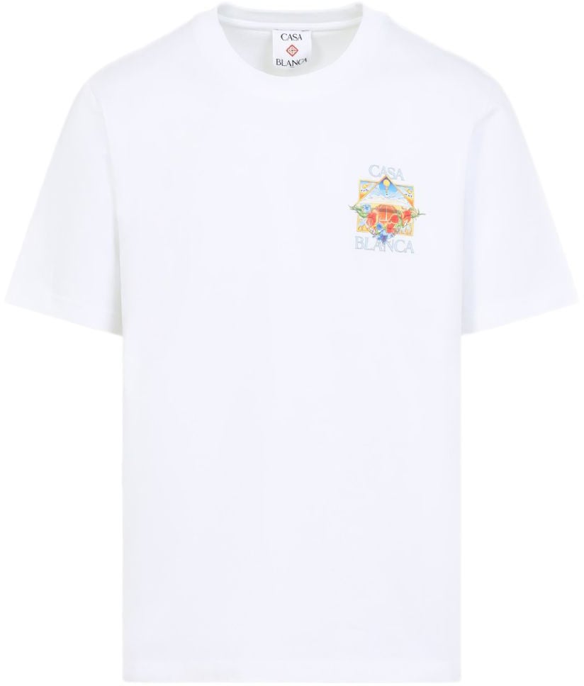Casablanca Casablanca White cotton t-shirt Wit