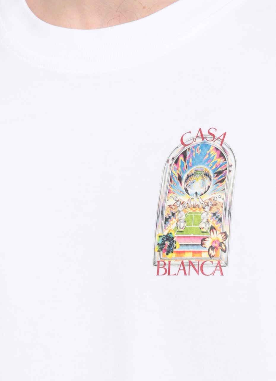 Casablanca T-Shirts And Polos White Wit