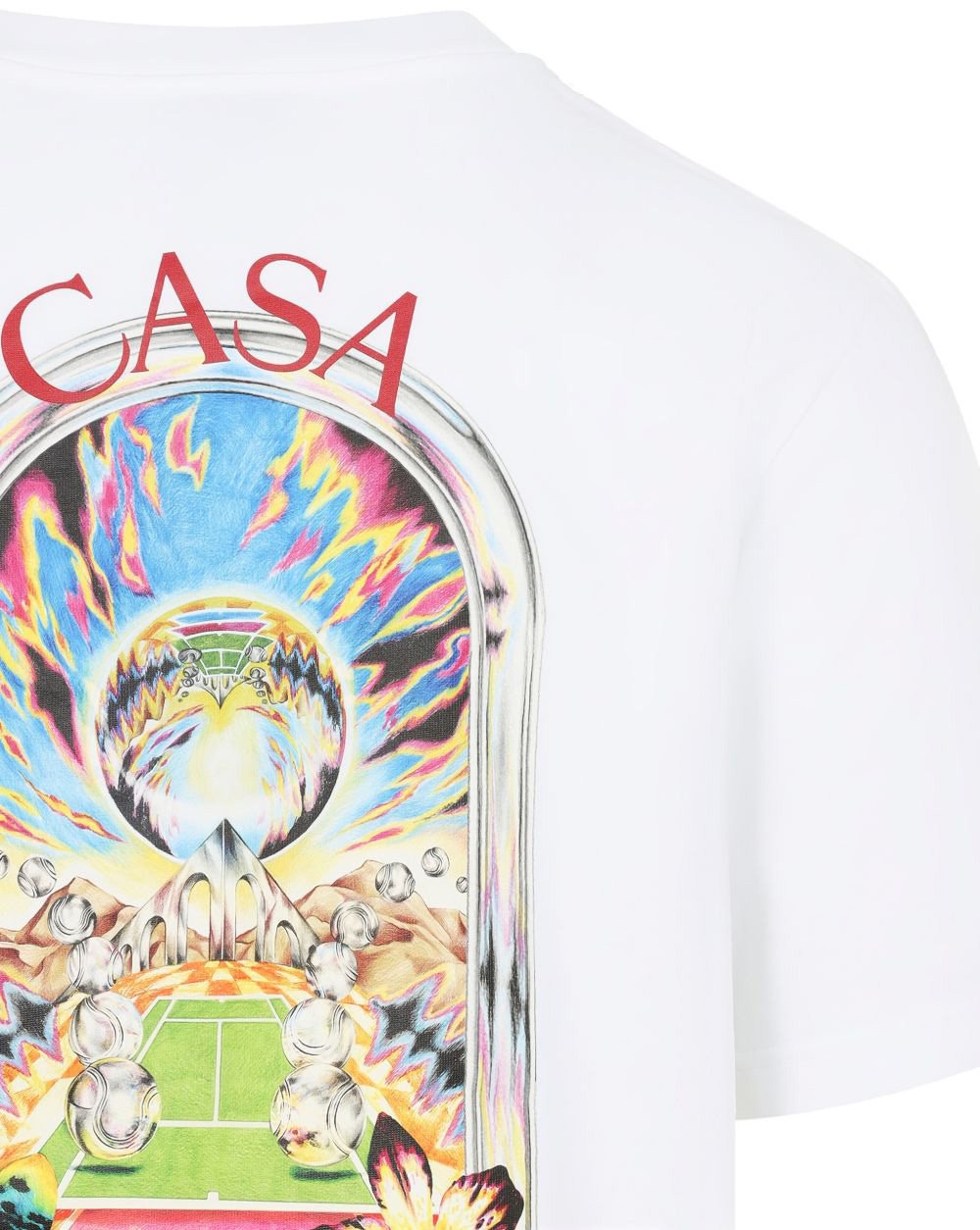 Casablanca Casablanca White cotton t-shirt Wit